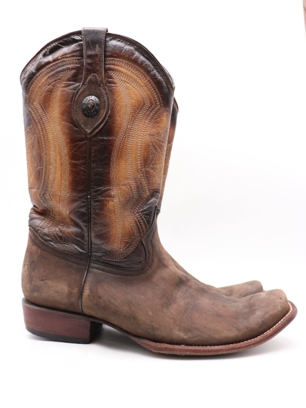 Tombstone Boots Men's Size 11 Brown Genuine Leather Wester Cowboy Boots